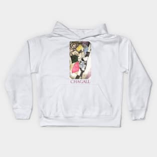 Cubist Landscape (1918) by Marc Chagall Kids Hoodie